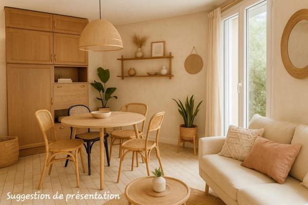 ✨ Studio cosy avec grand jardin privatif – Rare en plein centre de Saint-Aygulf !