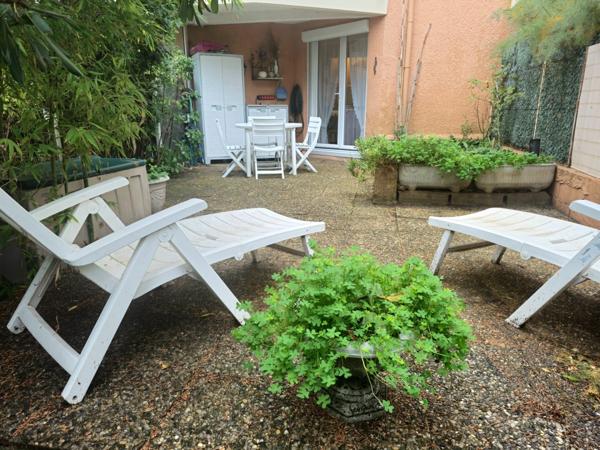 ✨ Studio cosy avec grand jardin privatif – Rare en plein centre de Saint-Aygulf !