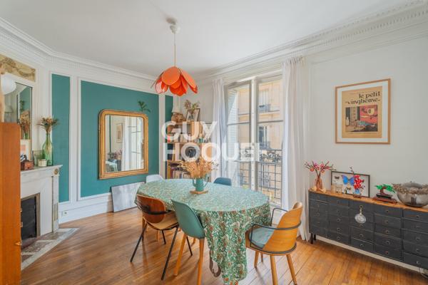 Appartement d'exception à vendre de 3/4 pièces de 77 m² - Cheminées – Moulures – Boiseries anciennes