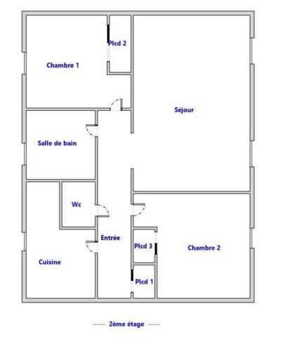 Appartement à vendre 3 pièces 46 m² Villeparisis