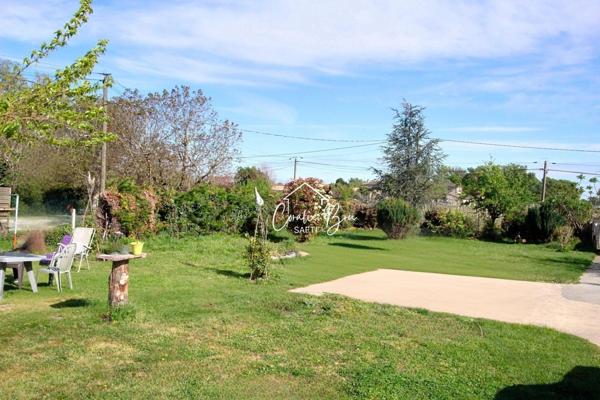 Maison individuelle sur beau terrain clos