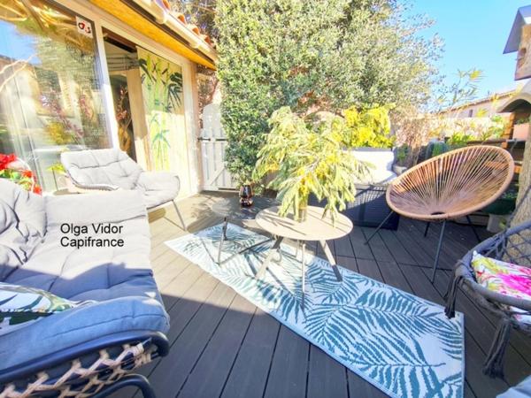 Maison à vendre 2 pièces avec 1 chambre, 1 mezzanine, 1 veranda, 1 terrasse et parking privatif