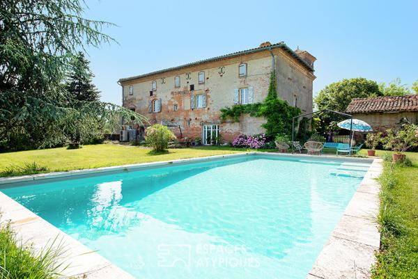 Propriété de charme au coeur de la campagne vallonée tarnaise