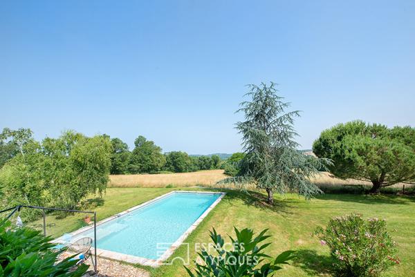 Propriété de charme au coeur de la campagne vallonée tarnaise