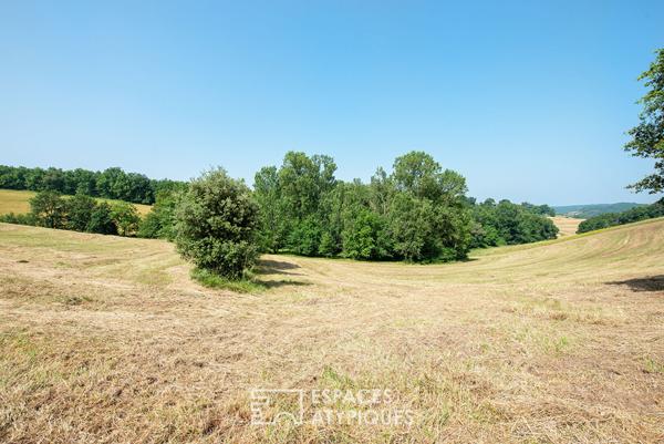 Propriété de charme au coeur de la campagne vallonée tarnaise