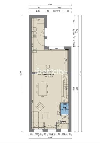 Maison 4 pièces - 104 m²