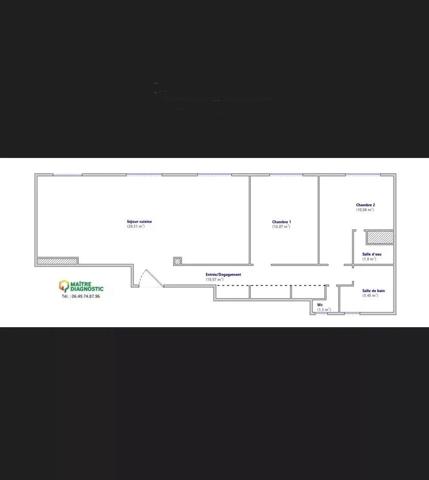 Appartement refait à neuf - deux chambres - 16 ème nord.