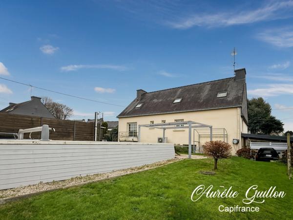 Maison familiale 152 m² – 5 chambres – Sous-sol complet – Piscine chauffée – Bourg de La Chapelle-Caro