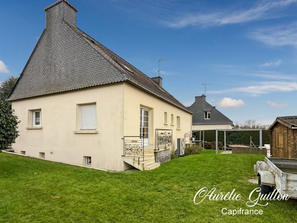 Maison familiale 152 m² – 5 chambres – Sous-sol complet – Piscine chauffée – Bourg de La Chapelle-Caro