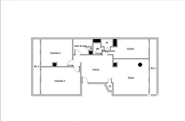 Appartement à vendre 3 pièces 56 m² Meudon