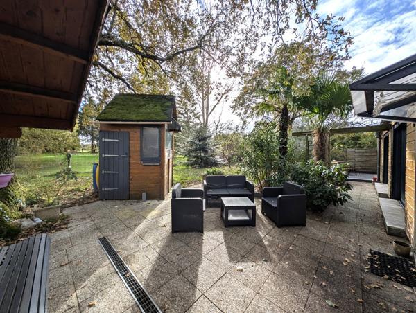 Maison plain-pied- 4 chambres – belle pièce de vie- charmant jardin à Saint-Lyphard (44)