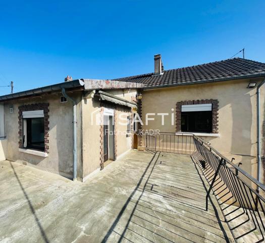 Maison 5 pièces avec grand terrain  Double garage – Neufchef