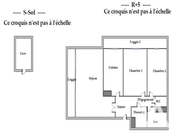 Appartement à vendre 3 pièces 71 m² Cachan