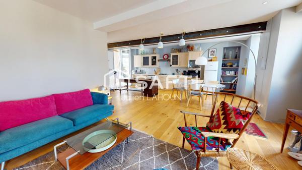 Maison de ville 4 chambres, cave et cours