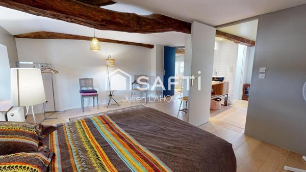 Maison de ville 4 chambres, cave et cours