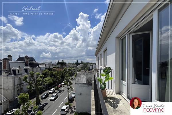 Rond-point de Rennes, T4 lumineux en dernier étage, grand box et cave