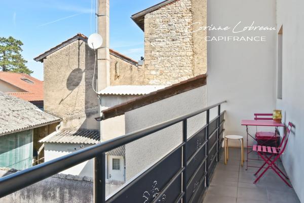 Appartement lumineux avec balcon – 2 chambres – Pont-de-Vaux