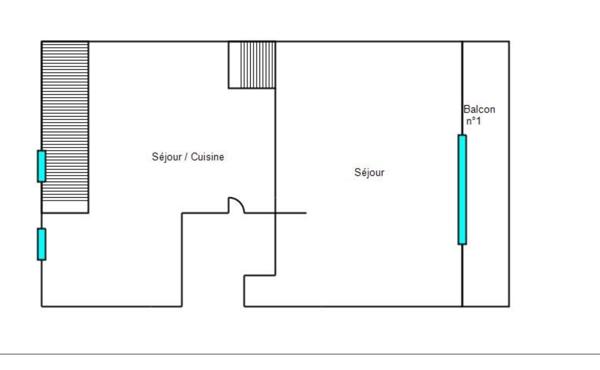 Appartement 4 pièces - 45 m² Exclusivité efficity