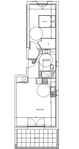 Appartement Brignoles 47.92 m²