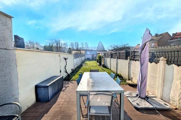 Douai (59500) Maison coup de cœur – 3 chambres – Jardin plein sud – Aucun travaux