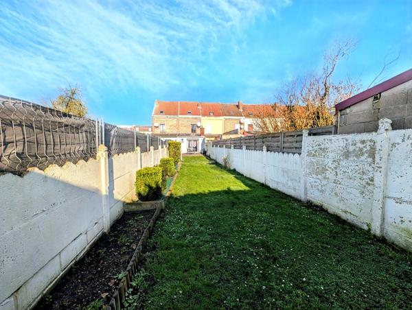 Douai (59500) Maison coup de cœur – 3 chambres – Jardin plein sud – Aucun travaux