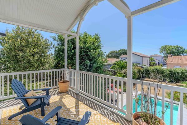 Villa pornicaise avec sa piscine à Sainte Marie