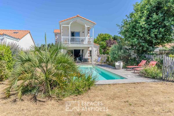 Villa pornicaise avec sa piscine à Sainte Marie