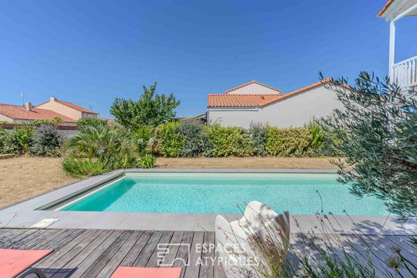 Villa pornicaise avec sa piscine à Sainte Marie