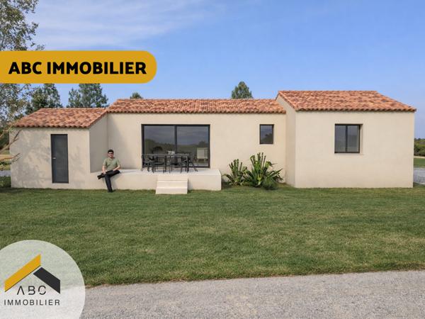 Camaret-sur-Aigues (84850) MAISON NEUVE DE 90 M2 3 CHAMBRES SUR 600 M2 DE TERRAIN