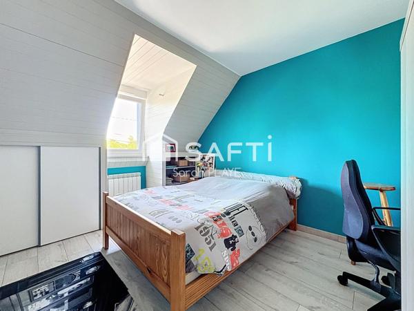 Maison familialle 140m2 habitable, Double garage, Terrain 1600m2