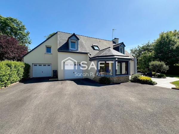 Maison familialle 140m2 habitable, Double garage, Terrain 1600m2