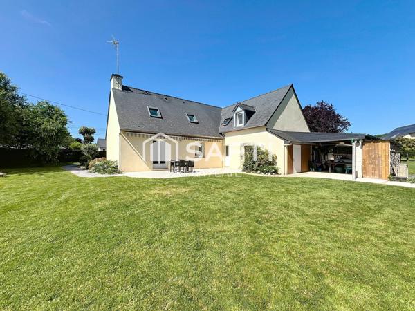 Maison familialle 140m2 habitable, Double garage, Terrain 1600m2