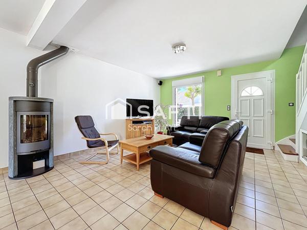 Maison familialle 140m2 habitable, Double garage, Terrain 1600m2