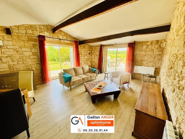 Maison familiale en pierre 184m2 de plain-pied