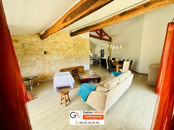 Maison familiale en pierre 184m2 de plain-pied