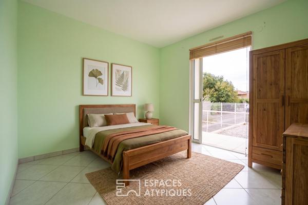 Maison lumineuse de plain-pied avec 3 chambres
