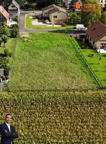 Superbe terrain viabilisé de 14,30 ares hors lotissement