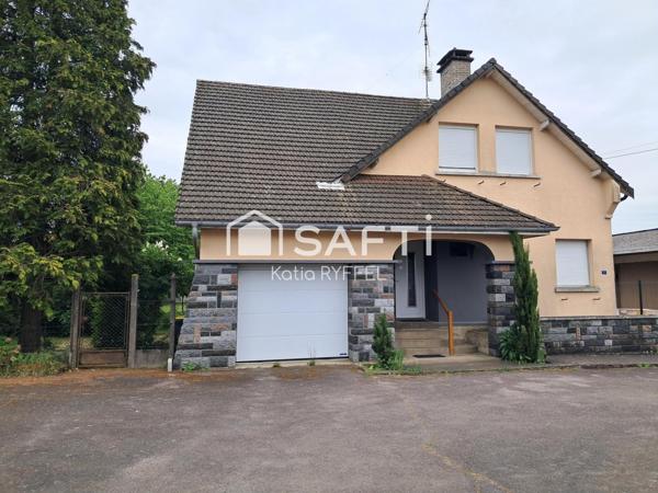 garage, terrain de 905 m², grand volume, 193 m² habitable, grande pièce à vivre
