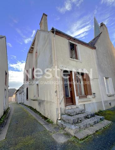 MAISON DE VILLE DE 74M² 2 CHAMBRES ET 1 BUREAU PROCHE DES COMMODITÉS CHABRIS (INDRE 36)