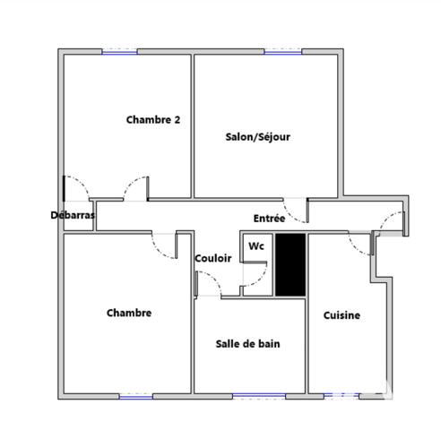 Appartement à vendre 3 pièces 52 m² Clichy-sous-Bois