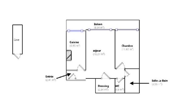 Appartement à vendre 2 pièces 48 m² Soisy-sous-Montmorency