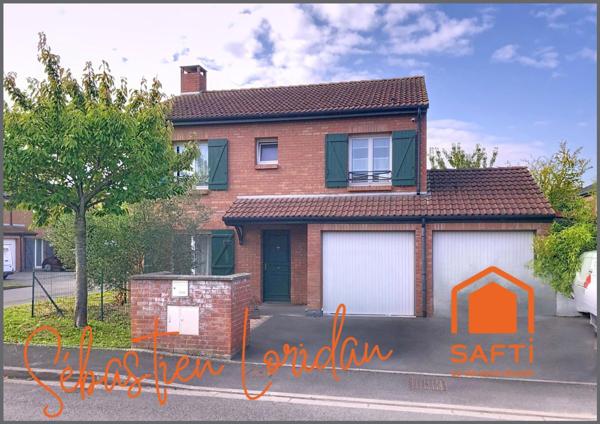 Rare sur le secteur : maison familiale de 102 M2 avec suite parentale, jardin et double garage