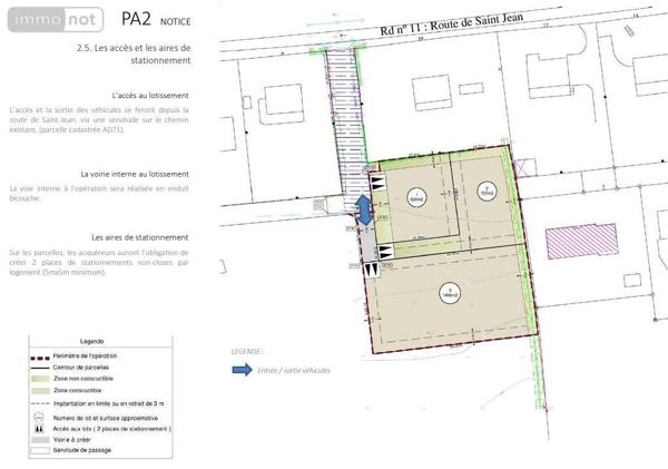 Terrain à Batir à vendre à La Barre-de-Semilly dans la Manche (50810), ref : 50130/05