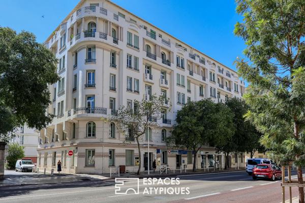 Appartement en centre ville immeuble Art Déco