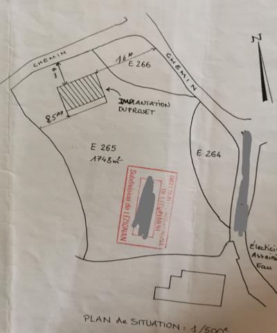 Bize-Minervois (11120) Maison avec terrain constructible