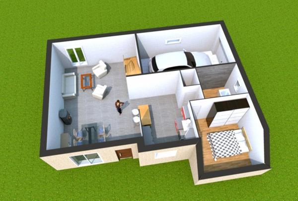 Dpt Eure (27), à vendre proche du NEUBOURG maison P5 de 108 m² - Terrain de 951 m²