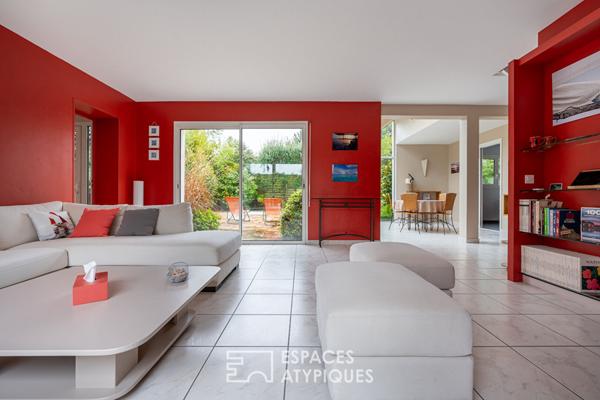 Villa d’architecte dans son écrin de verdure