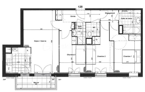 Appartement de 77,57 m²