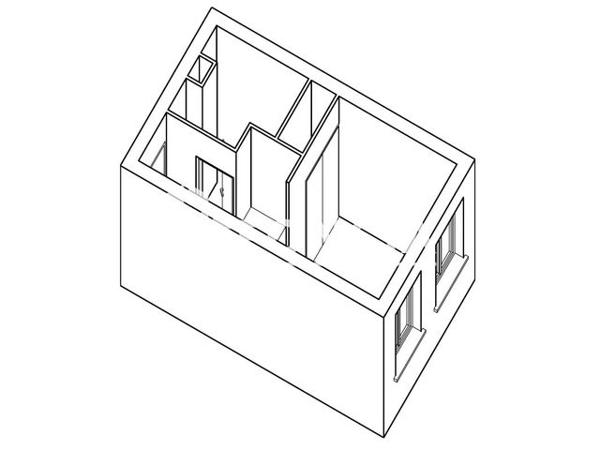 Location Studio 18.1 m² - ANGLE DAVID GRADIS/AUGUSTIN Bordeaux 33000