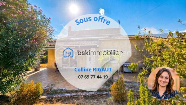 À Bagnols-sur-Cèze (30200), à proximité des commerces et des écoles, venez découvrir cette agréable maison T5 de 116,03 m², offrant de beaux volumes, plusieurs chambres en rez-de-chaussée et un excellent DPE classé B.
Implantée sur un terrain clos de 1 342 m², piscinable, cette maison séduira particulièrement les familles à la recherche d'espace, de confort et de potentiel.

Le rez-de-chaussée, idéal pour une vie de plain-pied, se compose de :
- un salon/séjour lumineux avec cheminée, ouvert sur l'extérieur ;
- une cuisine récente ;
- deux chambres, dont une de plus de 18 m², offrant de nombreuses possibilités d'aménagement : création d'un grand dressing ou division en deux chambres ;
- une salle d'eau ;
- un WC indépendant.
À l'étage :
- une chambre ;
- un bureau pouvant également servir de chambre d'appoint ;
- une salle d'eau.

Côté confort, la maison dispose de climatisations réversibles, d'un poêle à granulés récent, de menuiseries en double vitrage PVC et de volets roulants électriques.
Autre véritable atout : les panneaux solaires, permettant à la fois l'autoconsommation et la production d'électricité, avec environ 1 400 € de revenus générés par an.
Un cellier ainsi qu'un garage de plus de 17 m² viennent compléter l'ensemble.
À l'extérieur, vous profiterez d'un grand terrain entièrement clos et piscinable de 1 342 m².
Pour obtenir davantage d'informations ou organiser une visite, contactez Colline RIGAUT au O7 69 77 44 19
